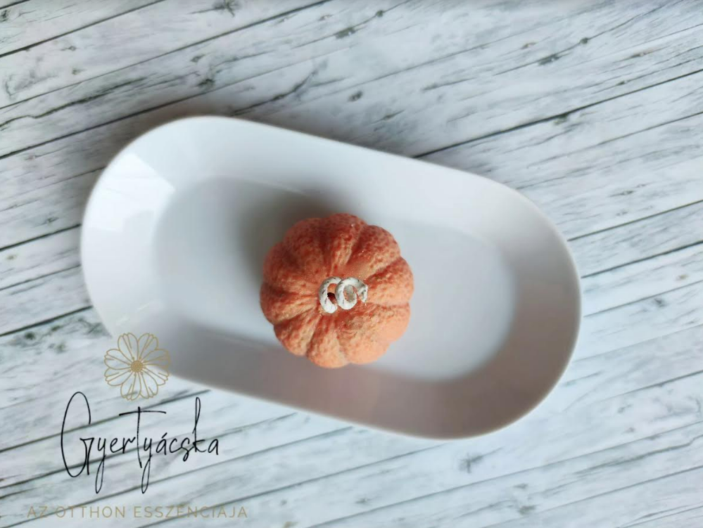 Tökös gyertya pamutkanóccal