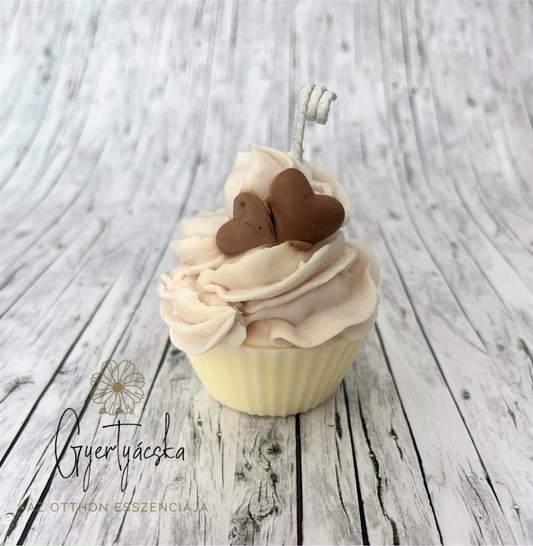 Muffin gyertya pamut kanóccal